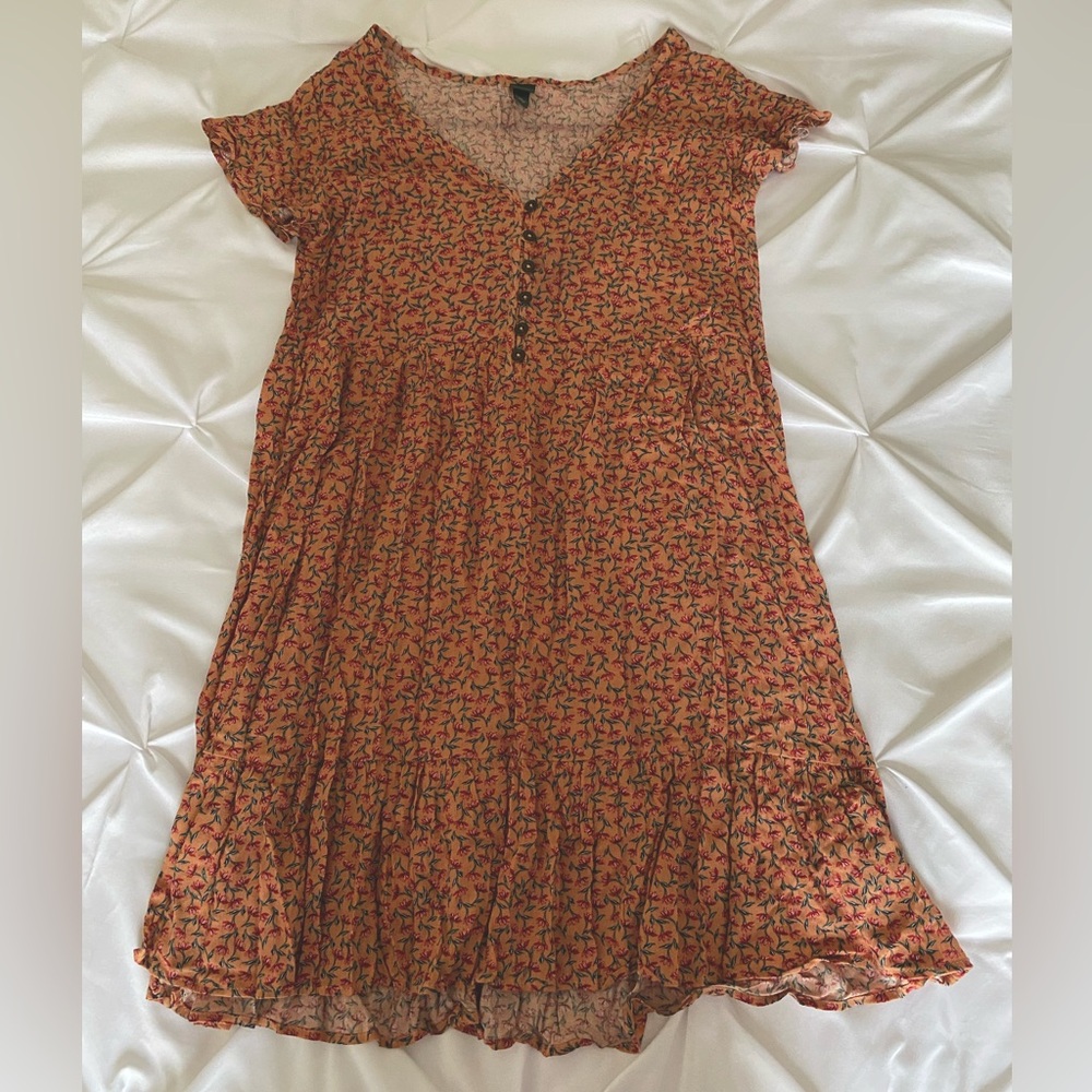 Wild Fable floral print mini dress. Size Medium.
